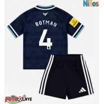 Camiseta Newcastle United Sven Botman #4 Visitante Equipación para niños 2026-27 manga corta (+ pantalones cortos)